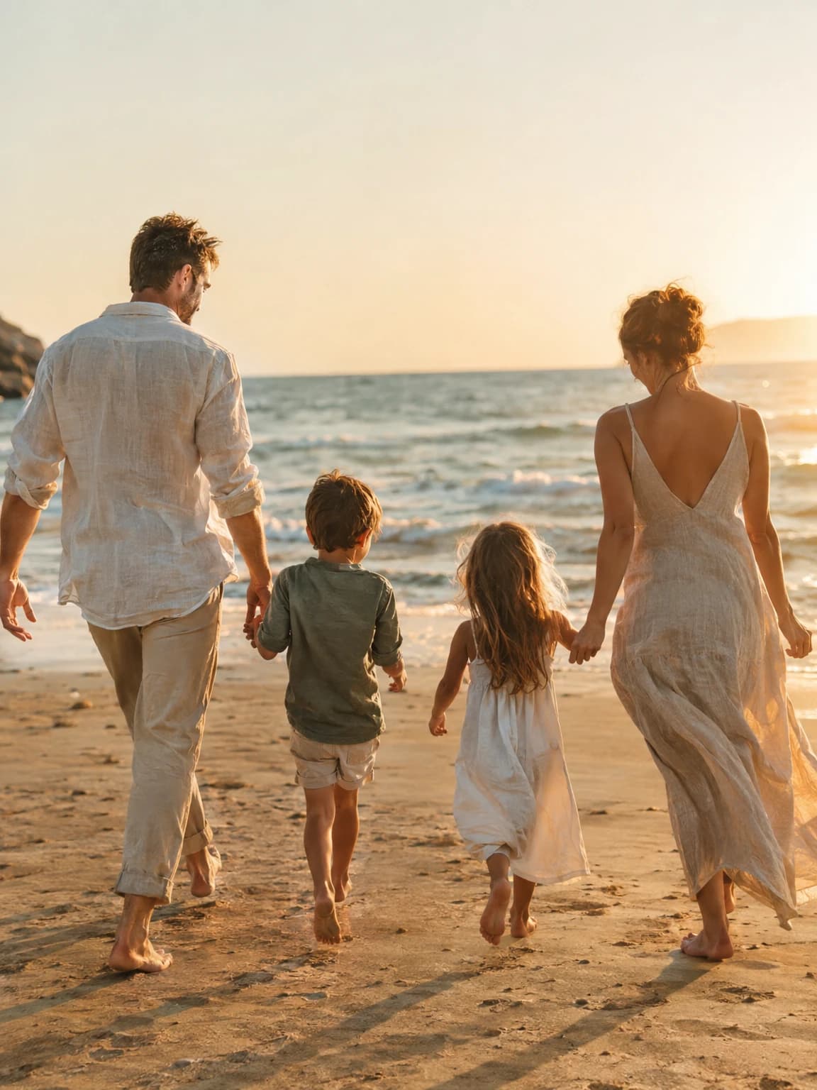 Family Holiday storybook artwork